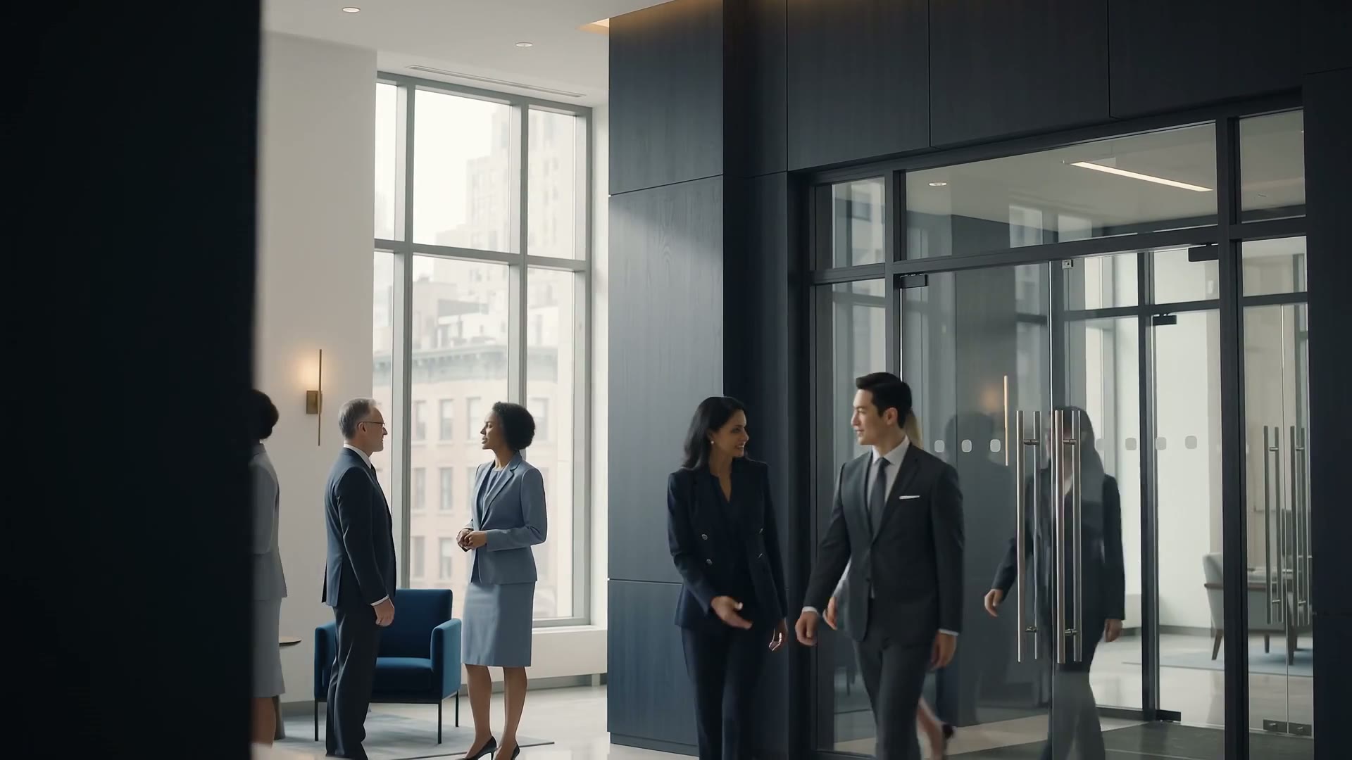 Professionals connecting at a Career Workplace gathering